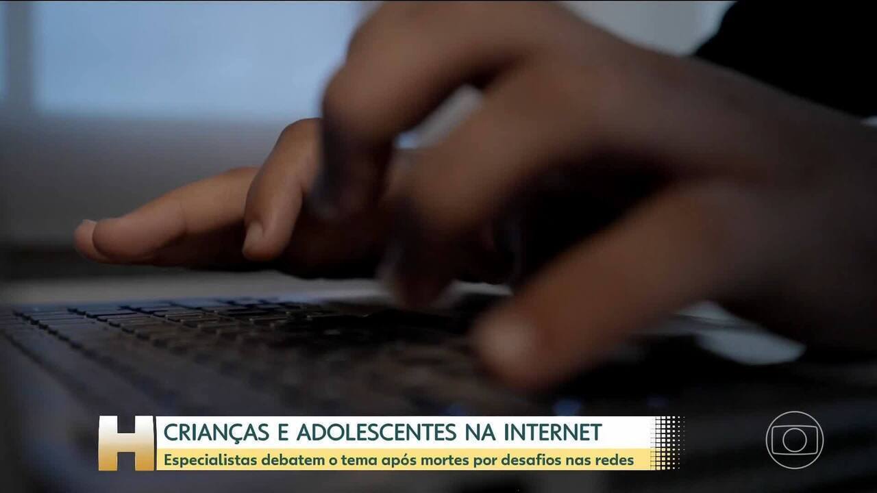 Especialistas debatem uso da internet por crianças e adolescentes depois de mortes por desafios nas redes